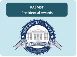 Presidential Awards for Excellence in Math and Science Teaching homepage button