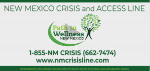 Tree/man New Mexico Crisis Access Line logo