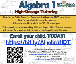 Algebra I High-Dosage Tutoring