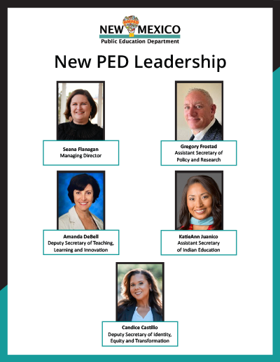 New PED Leadership