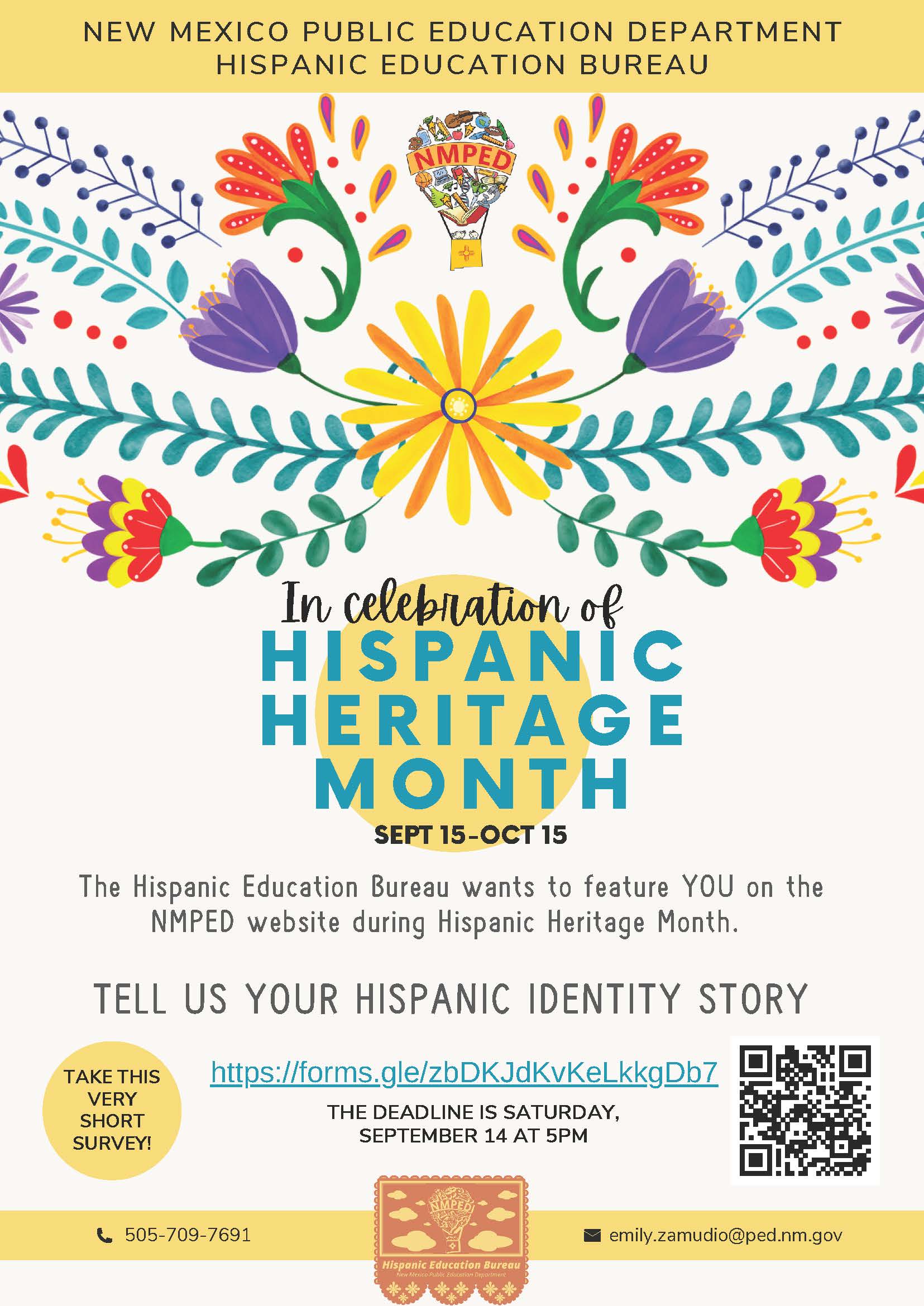 Hispanic Heritage Month Poster